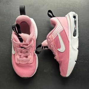 Nike Pink and White Kids Sneakers